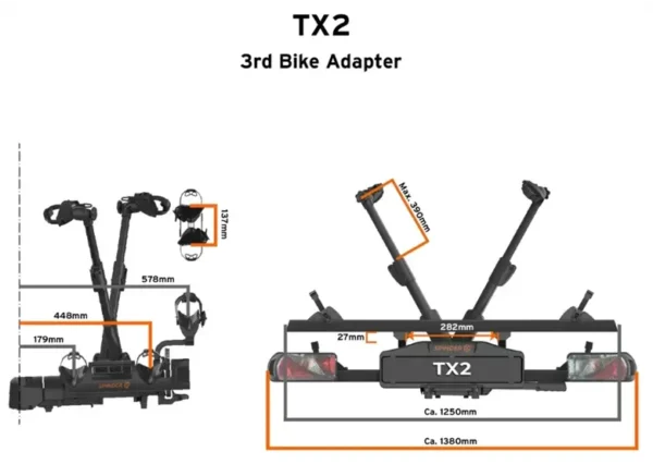 Adapter na dodatkowy rower SPINDER XB1 - obrazek 3